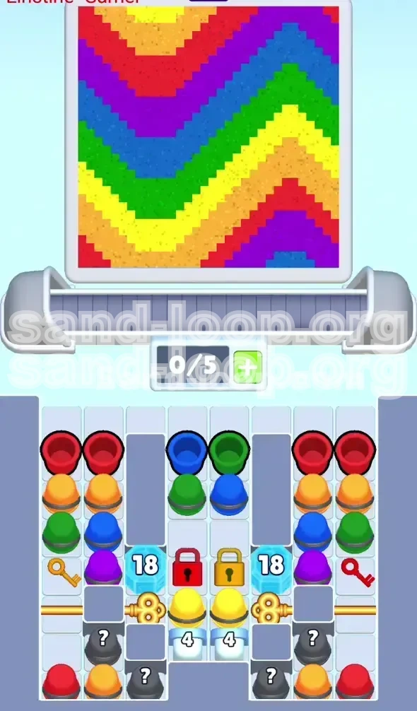 Sand Loop Level 105 screenshot 1