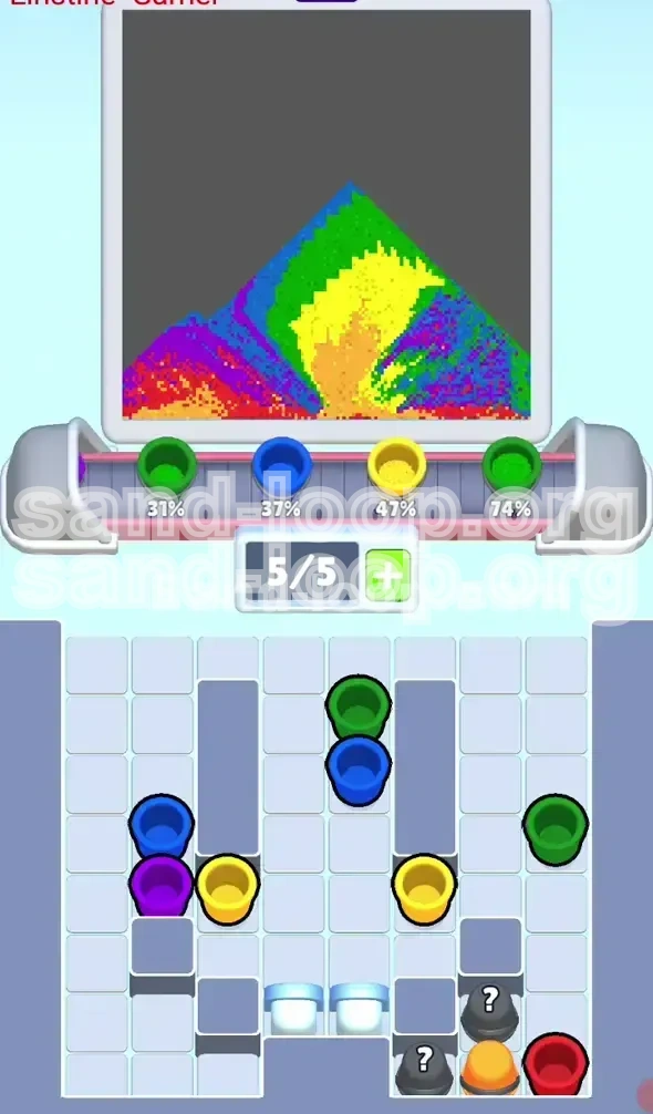Sand Loop Level 105 screenshot 3