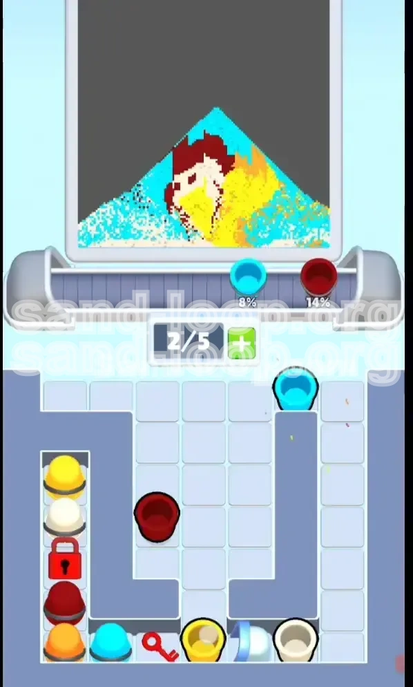 Sand Loop Level 112 screenshot 3