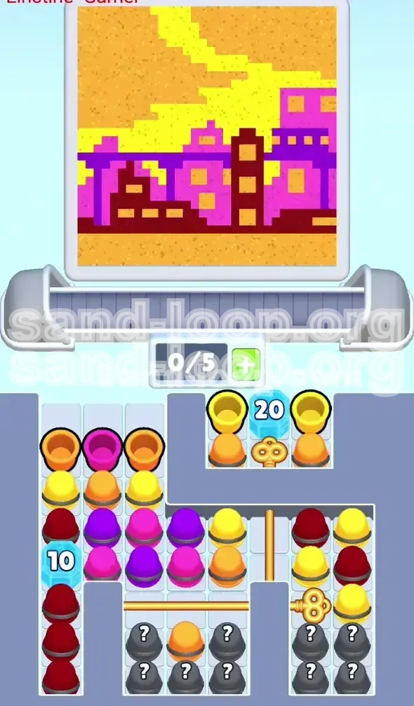 Sand Loop Level 117 screenshot 1