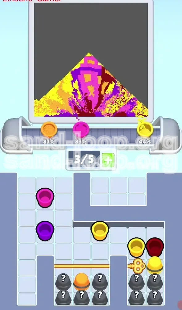 Sand Loop Level 117 screenshot 3