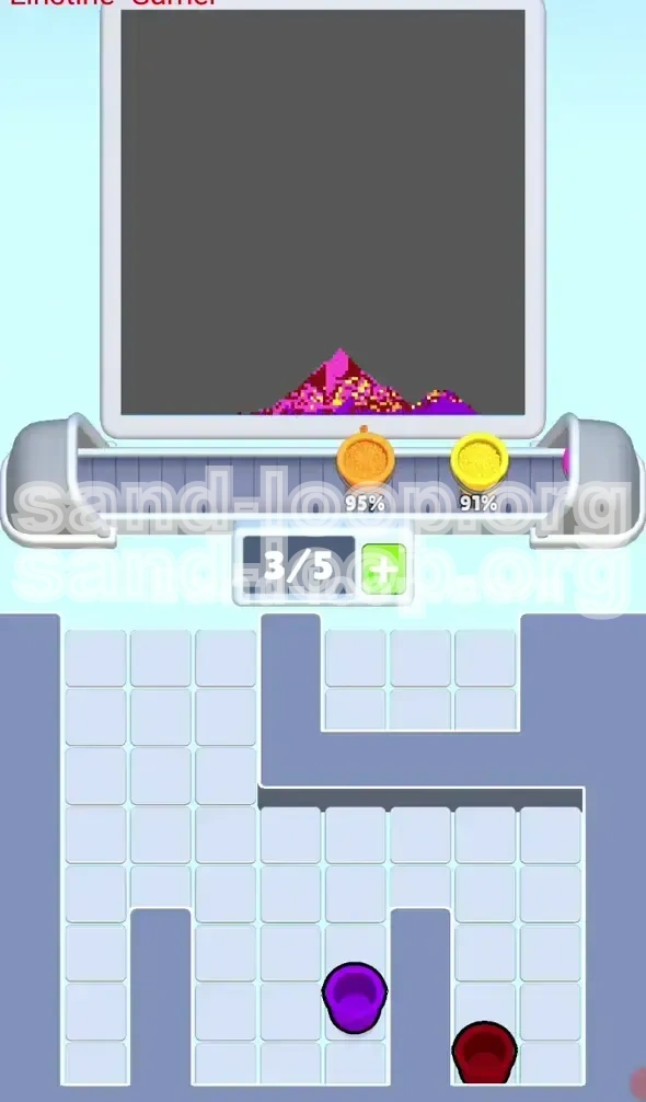 Sand Loop Level 117 screenshot 4