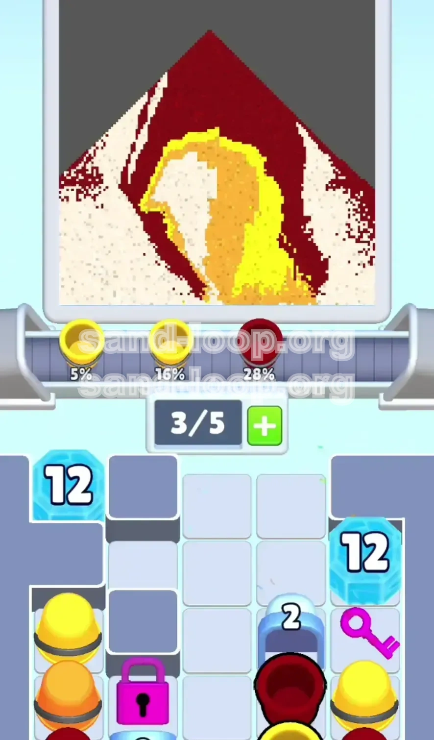 Sand Loop Level 121 screenshot 1