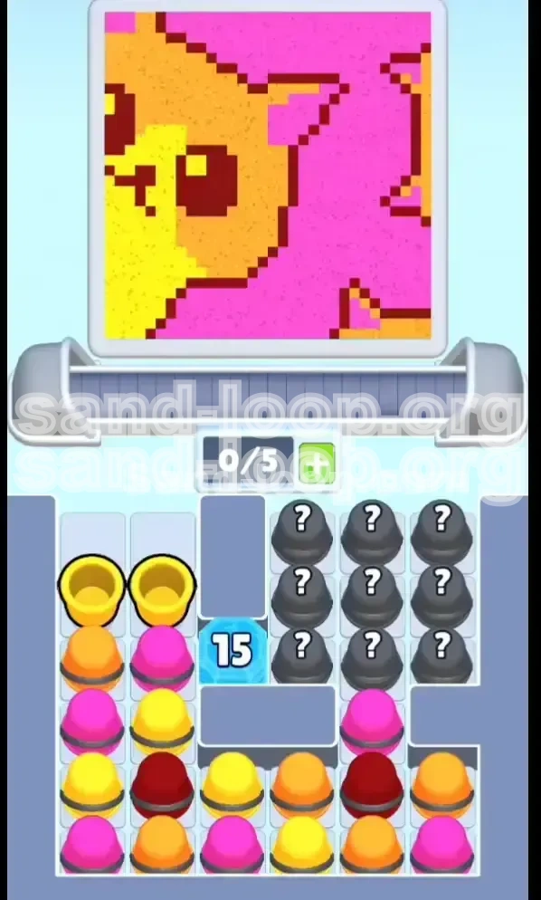 Sand Loop Level 124 screenshot 1