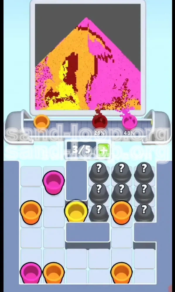 Sand Loop Level 124 screenshot 2