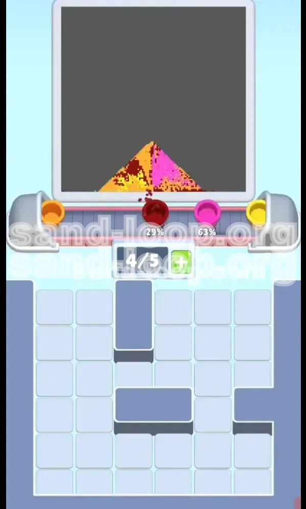 Sand Loop Level 124 screenshot 4