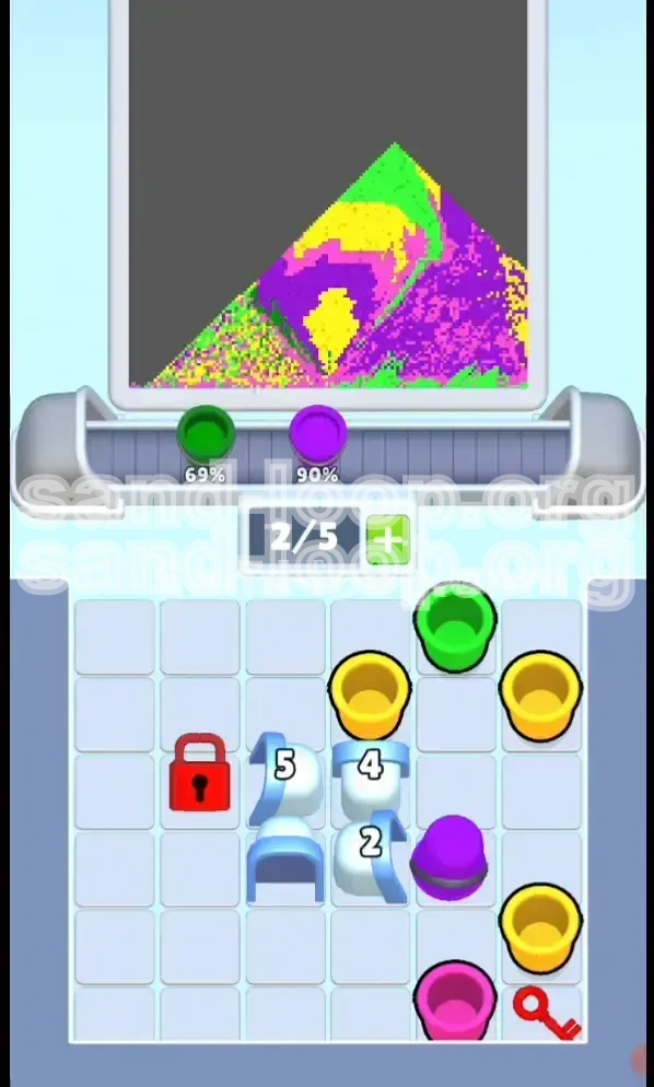 Sand Loop Level 127 screenshot 3