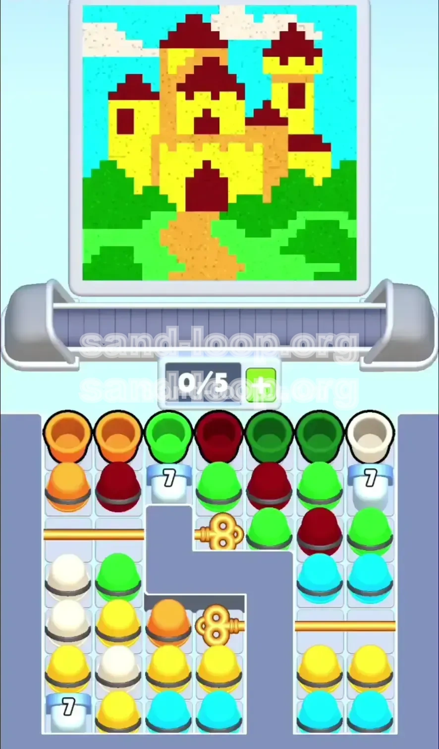 Sand Loop Level 142 screenshot 1