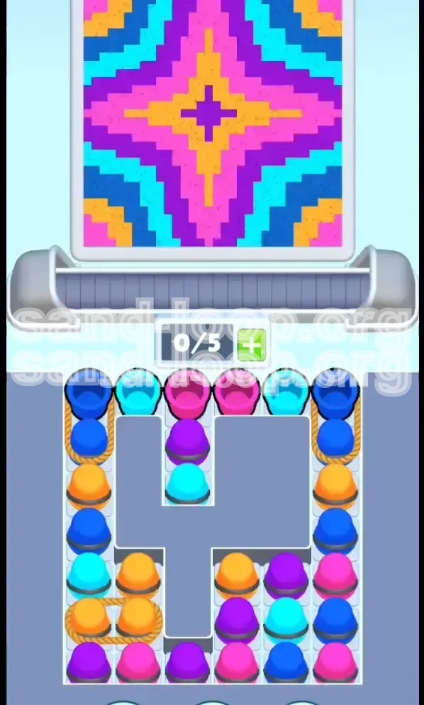 Sand Loop Level 154 screenshot 1