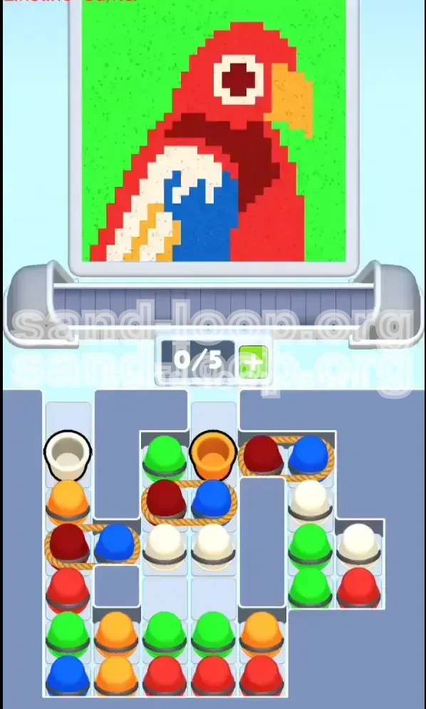 Sand Loop Level 158 screenshot 1