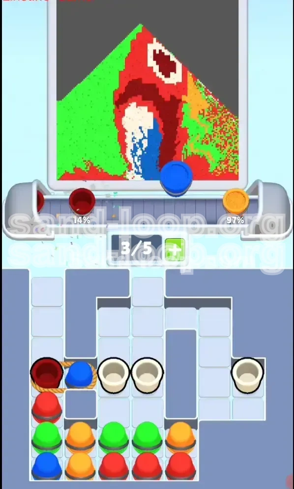Sand Loop Level 158 screenshot 2
