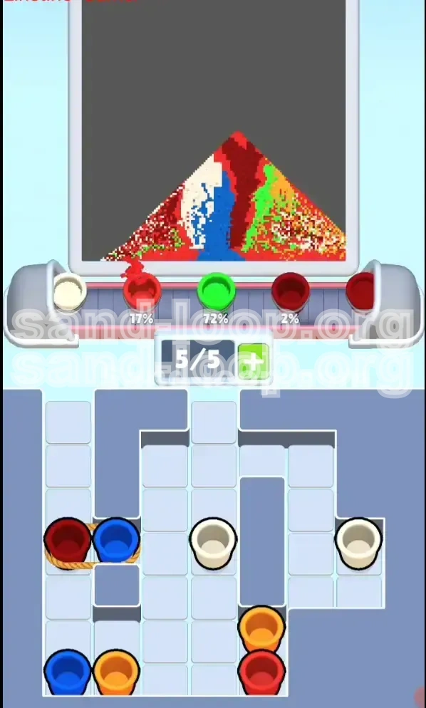 Sand Loop Level 158 screenshot 3