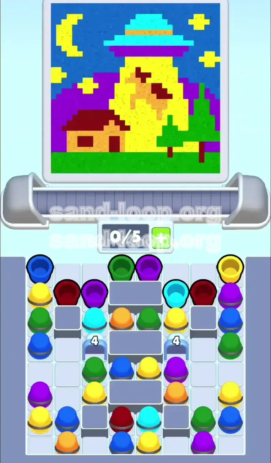 Sand Loop Level 166 screenshot 1