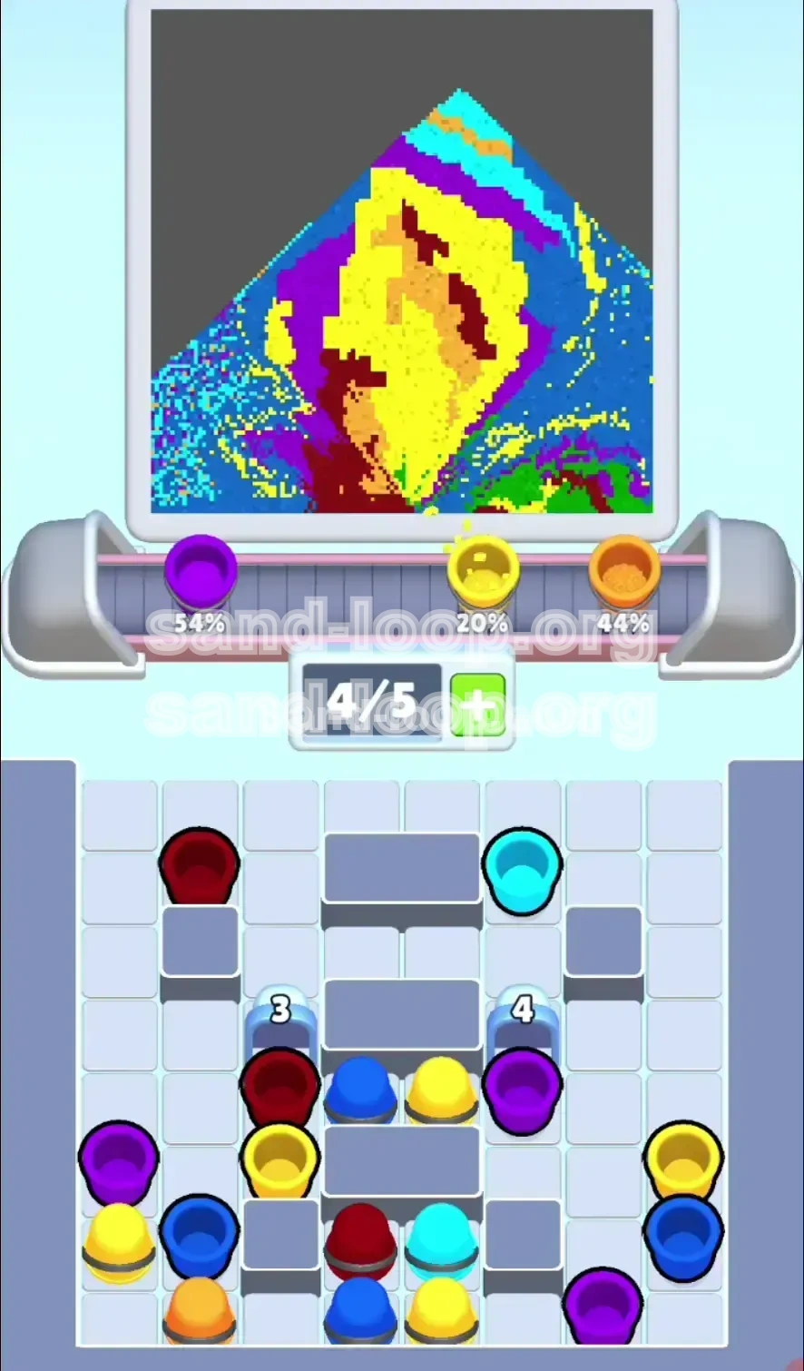 Sand Loop Level 166 screenshot 2