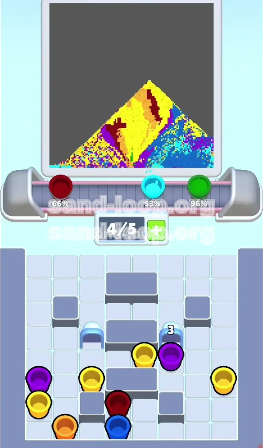 Sand Loop Level 166 screenshot 3