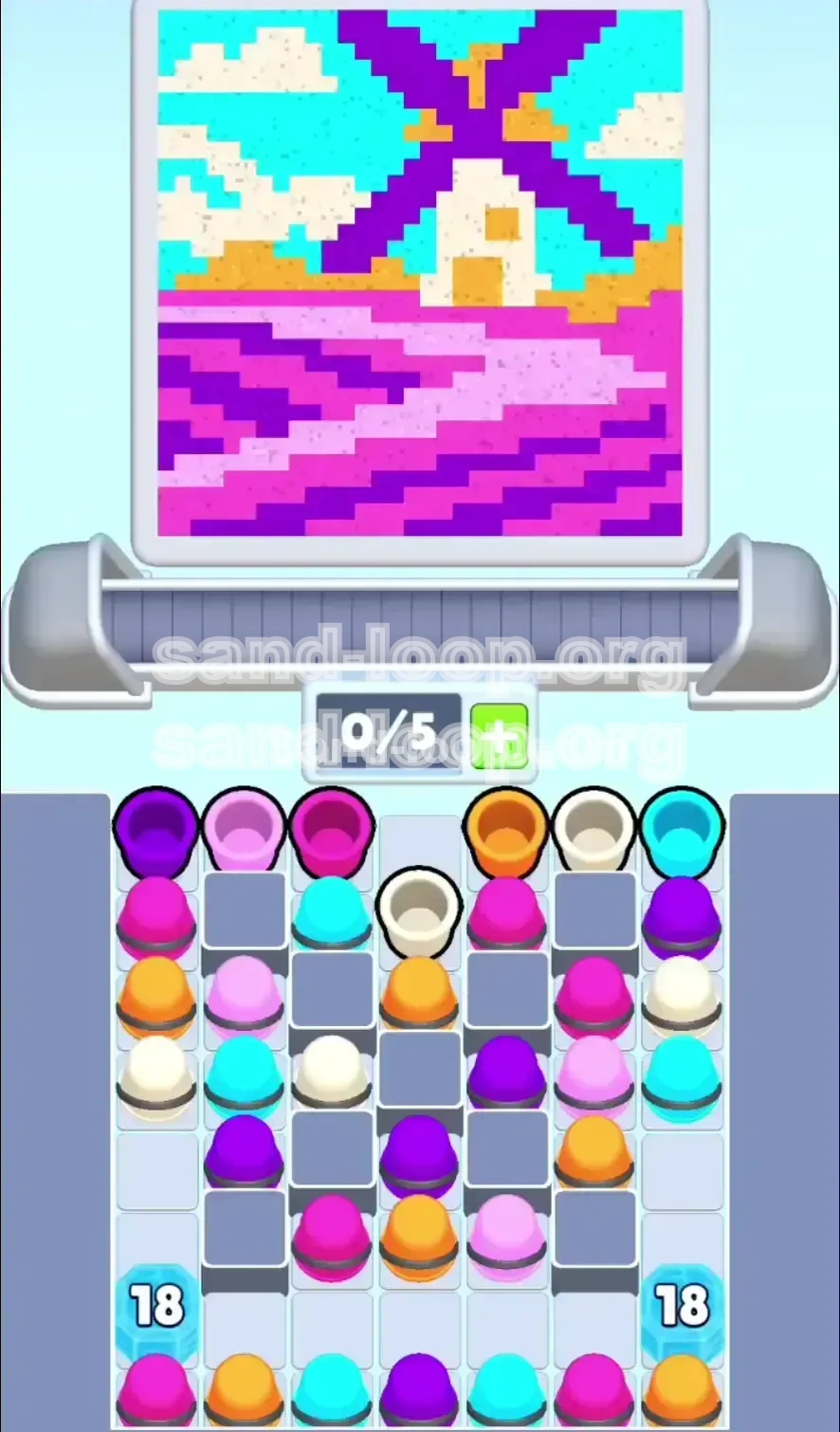 Sand Loop Level 167 screenshot 1