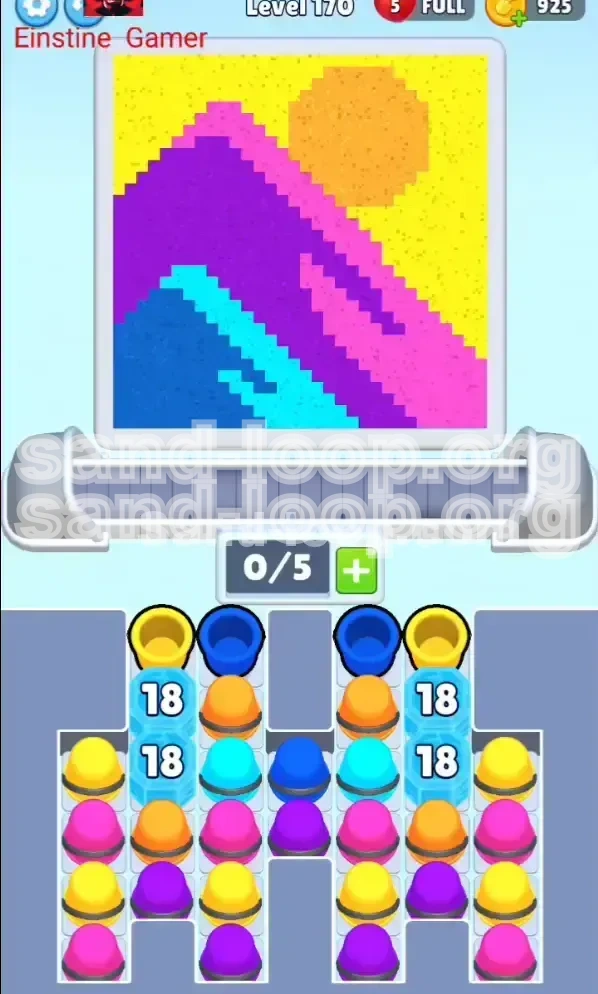 Sand Loop Level 170 screenshot 1