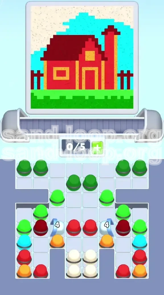 Sand Loop Level 187 screenshot 1