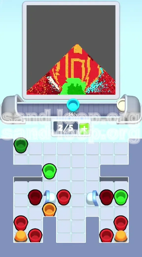 Sand Loop Level 187 screenshot 3