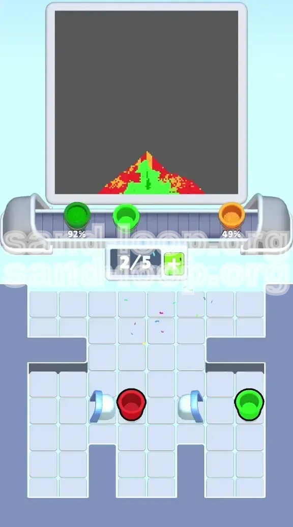Sand Loop Level 187 screenshot 4