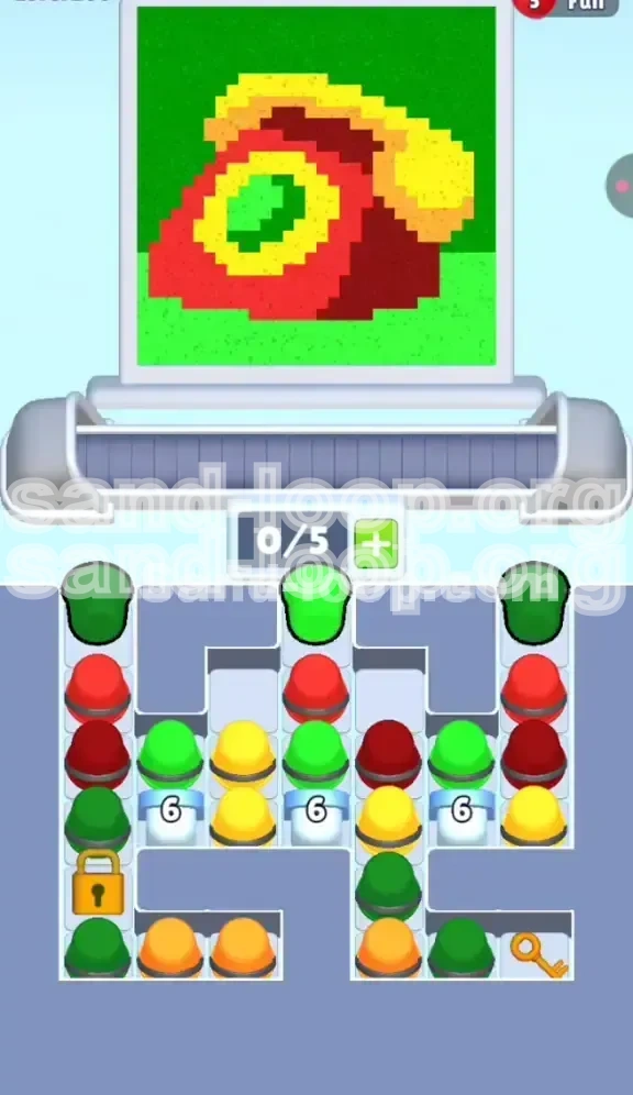 Sand Loop Level 206 screenshot 1