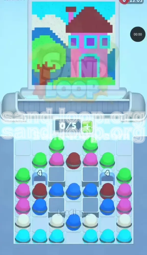 Sand Loop Level 208 screenshot 1