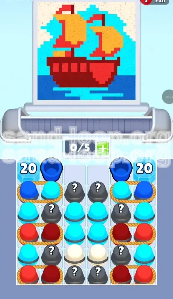 Sand Loop Level 218 screenshot 1