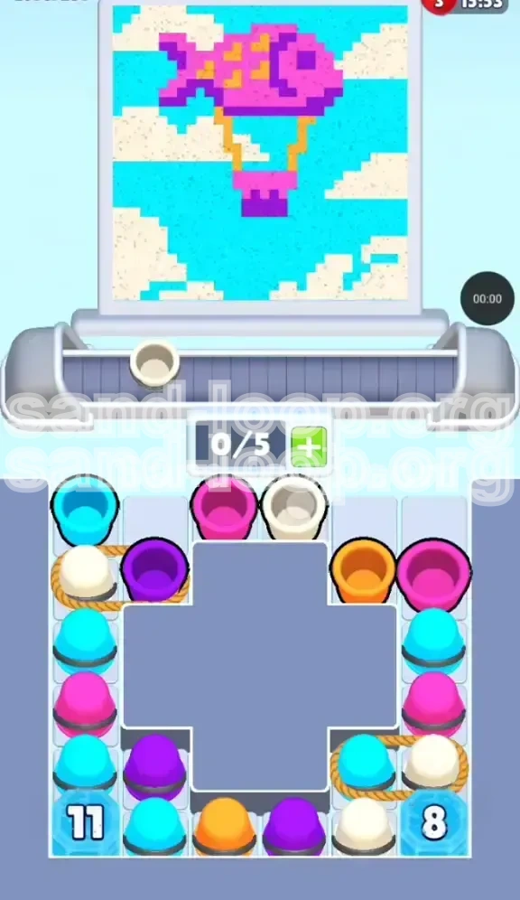 Sand Loop Level 237 screenshot 1