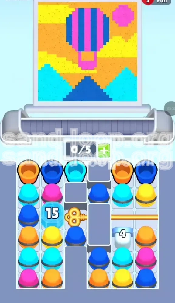 Sand Loop Level 279 screenshot 1