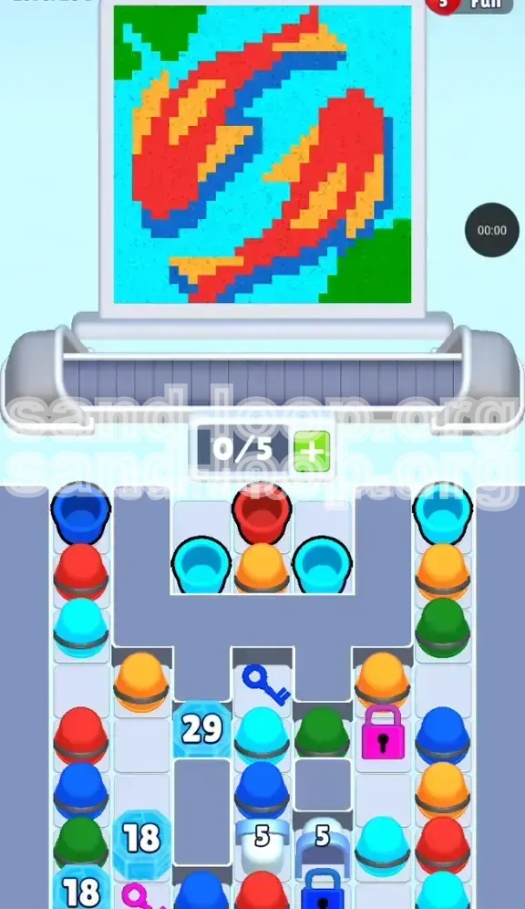 Sand Loop Level 284 screenshot 1