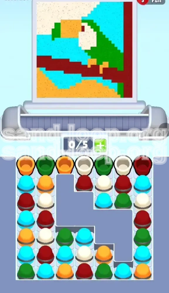 Sand Loop Level 287 screenshot 1