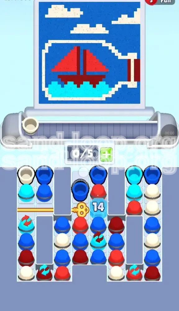 Sand Loop Level 308 screenshot 1