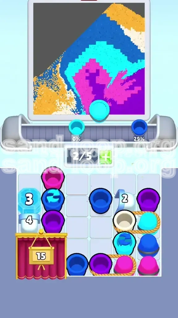 Sand Loop Level 318 screenshot 2