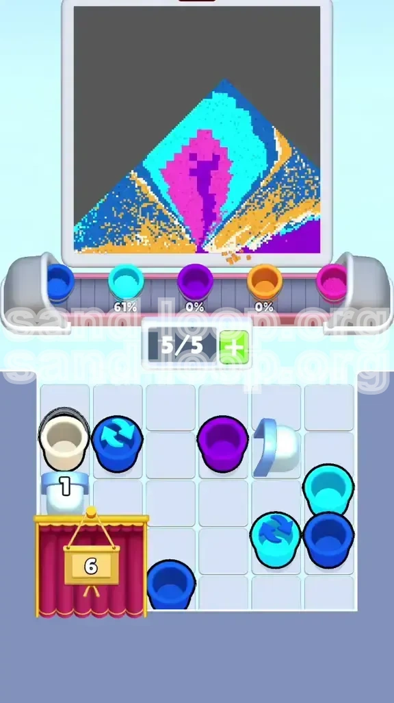 Sand Loop Level 318 screenshot 3