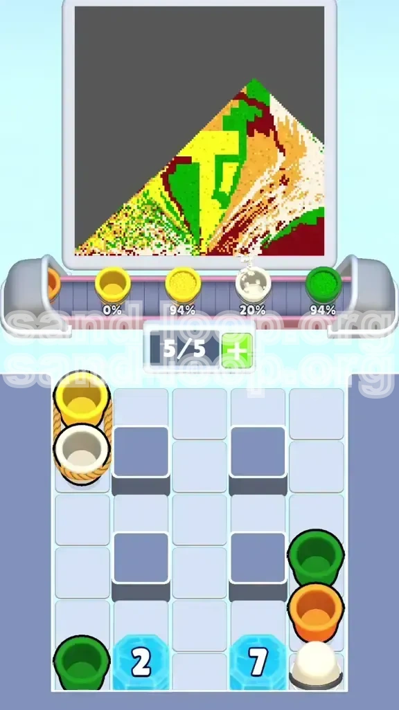 Sand Loop Level 335 screenshot 3