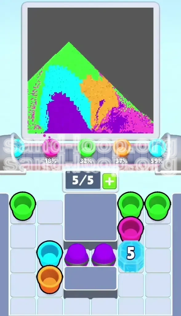 Sand Loop Level 336 screenshot 3
