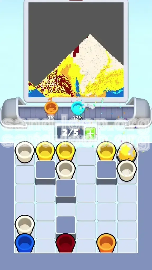 Sand Loop Level 338 screenshot 3