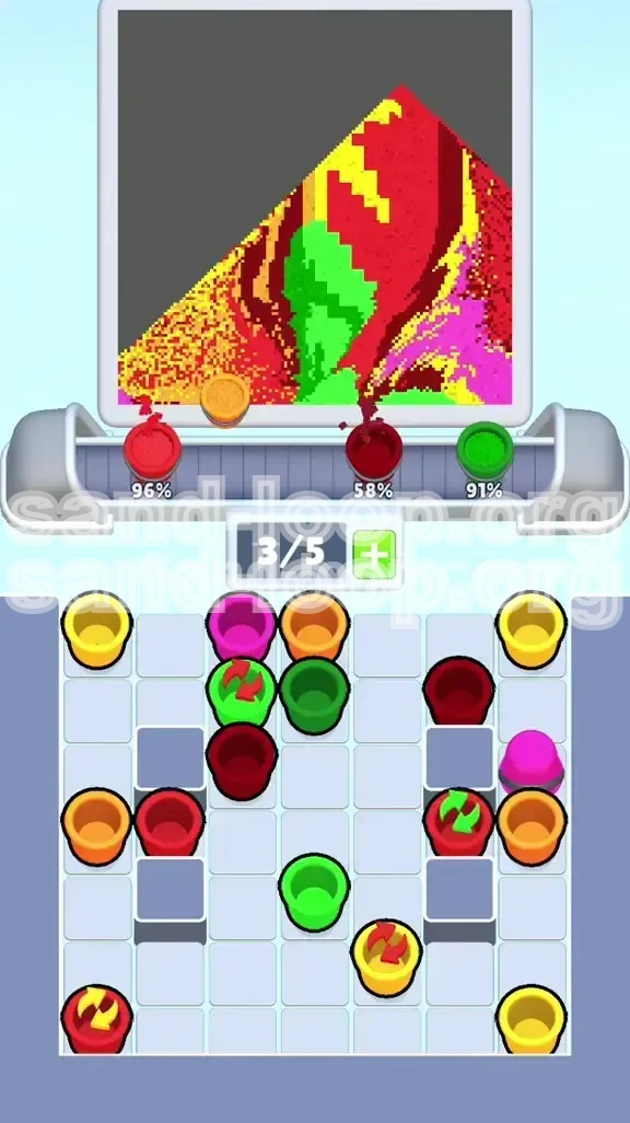 Sand Loop Level 342 screenshot 2