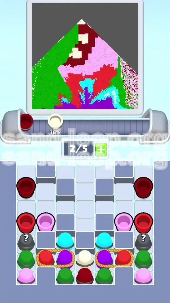 Sand Loop Level 343 screenshot 2