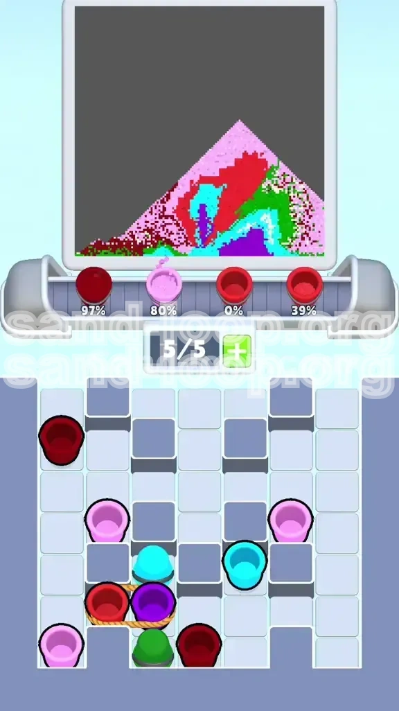 Sand Loop Level 343 screenshot 3