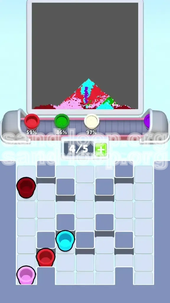 Sand Loop Level 343 screenshot 4