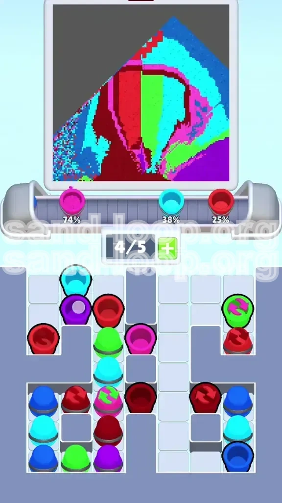 Sand Loop Level 345 screenshot 2