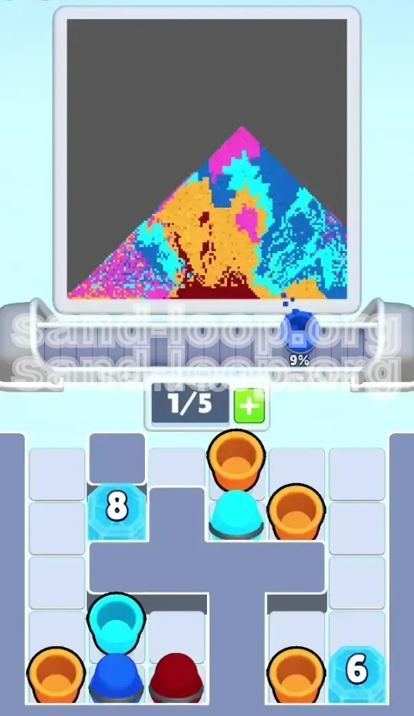 Sand Loop Level 351 screenshot 3
