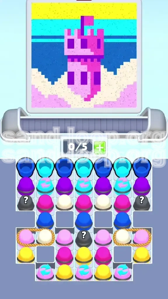 Sand Loop Level 358 screenshot 1