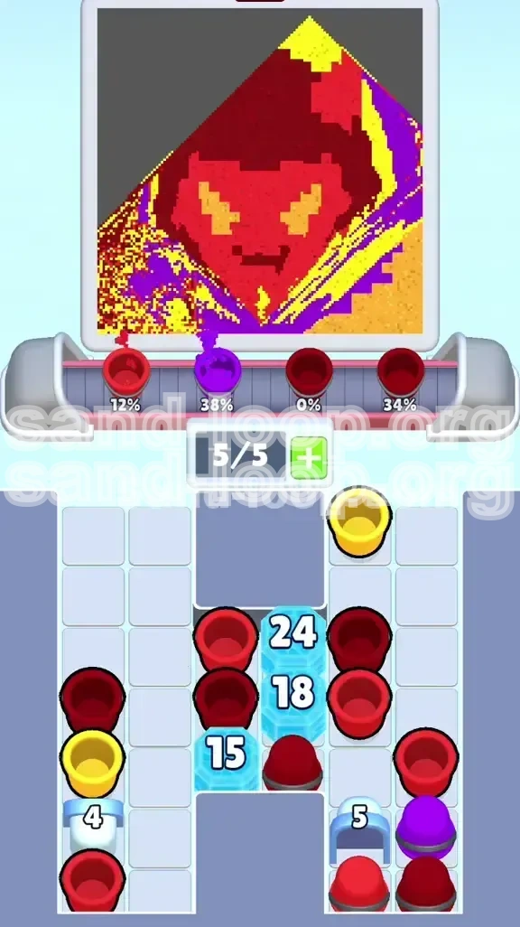 Sand Loop Level 368 screenshot 2