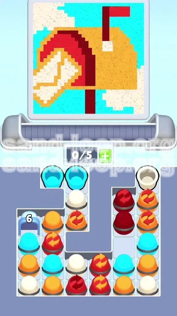 Sand Loop Level 371 screenshot 1
