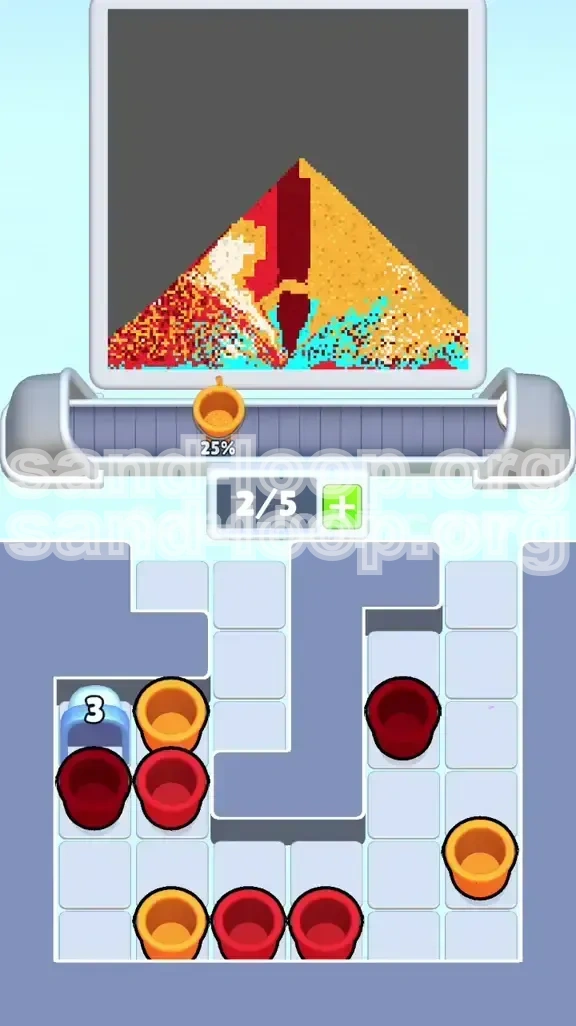 Sand Loop Level 371 screenshot 3