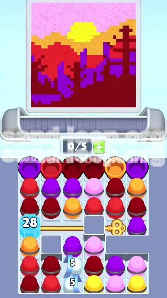 Sand Loop Level 372 screenshot 1