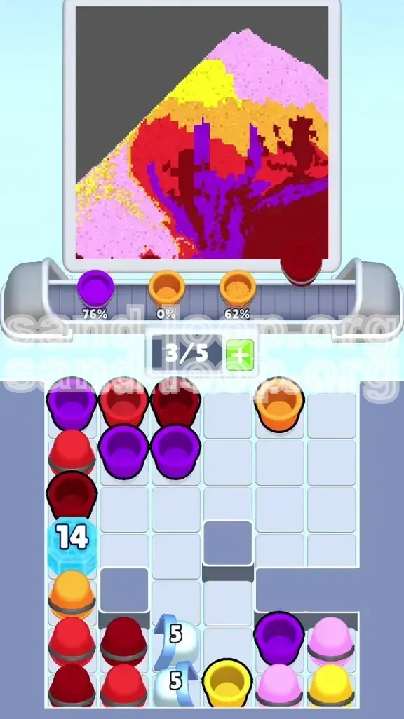 Sand Loop Level 372 screenshot 2