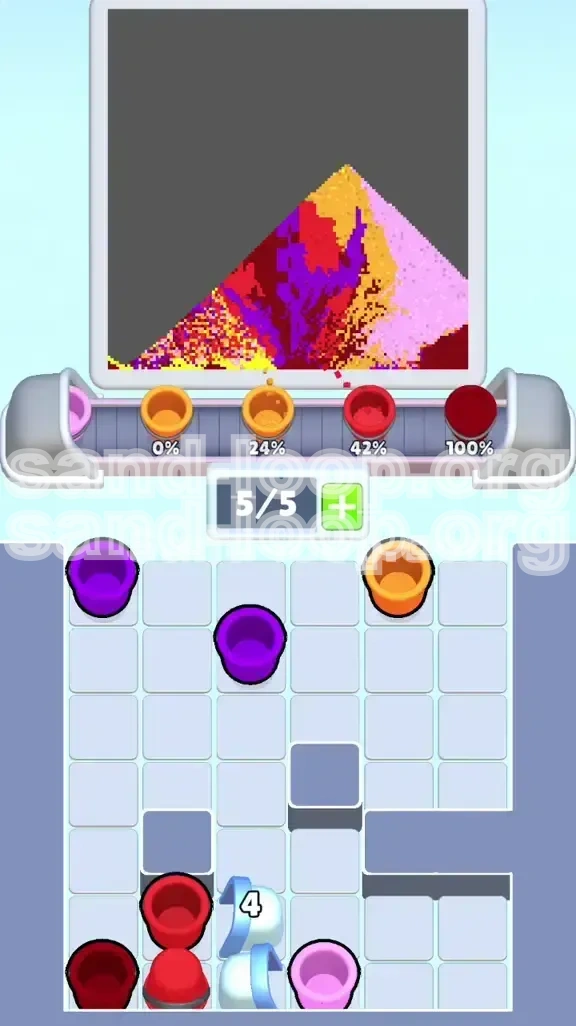 Sand Loop Level 372 screenshot 3